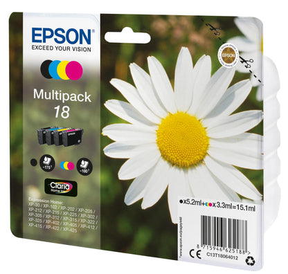 Epson Ink 18 / C13T18064012 BK,C,M,e Multipack - imagem 3