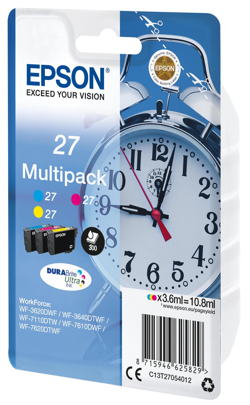 Epson Ink 27 / C13T27054012 C,M,e XL Multipack - imagem 3