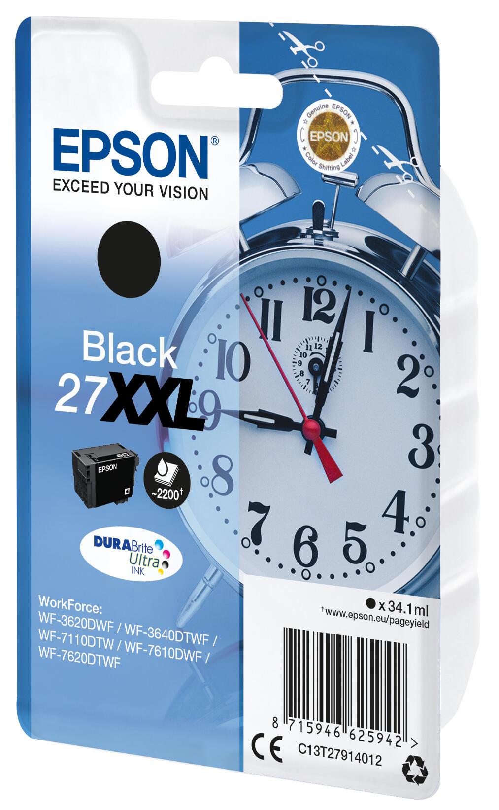 Epson Ink 27XXL / C13T27914012 preto XXL - imagem 3