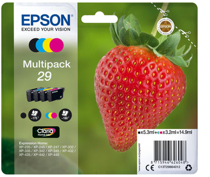 Epson Ink 29 / C13T29864012 BK,C,M,e Multipack - imagem 2
