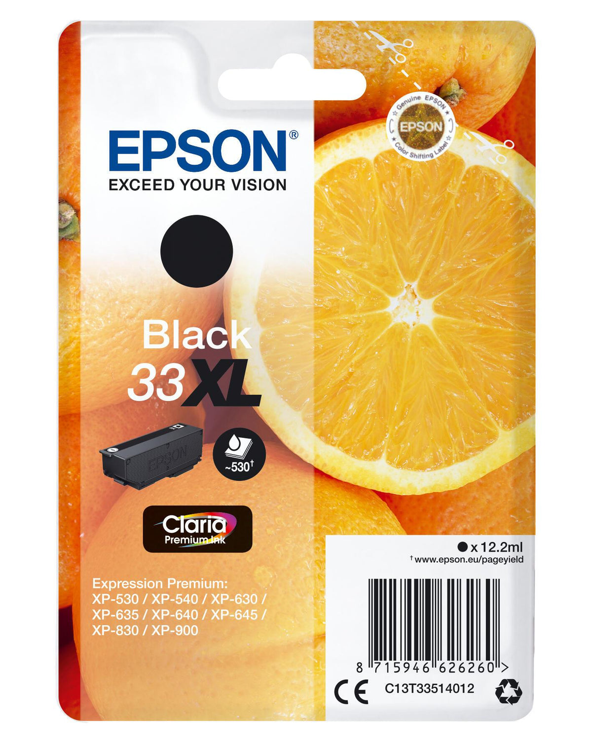 Epson Ink 33XL / C13T33514012 preto XL - imagem 2