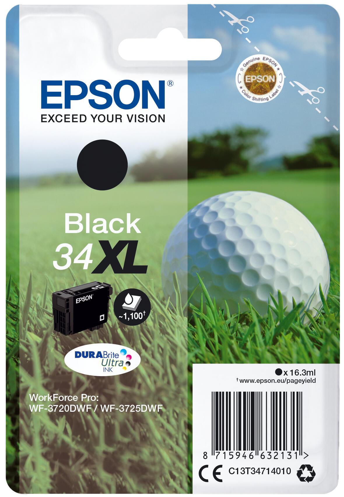 Epson Ink 34XL / C13T34714010 preto XL - imagem 2