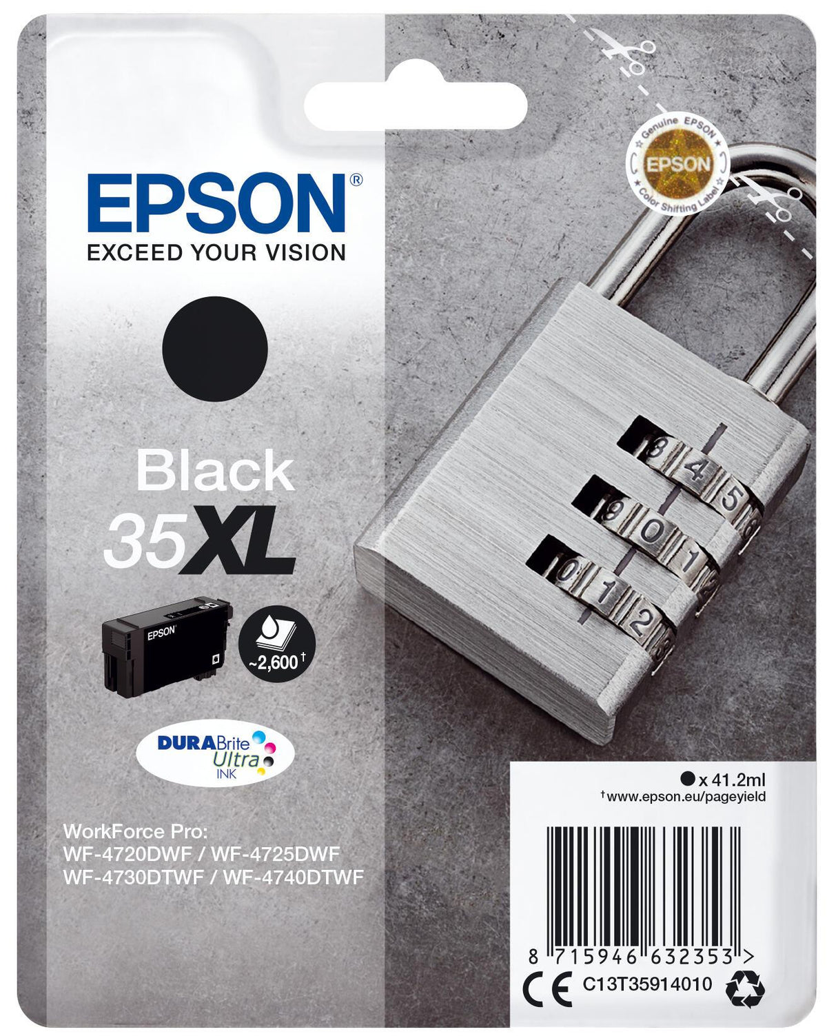 Epson Ink 35XL / C13T35914010 preto XL - imagem 2