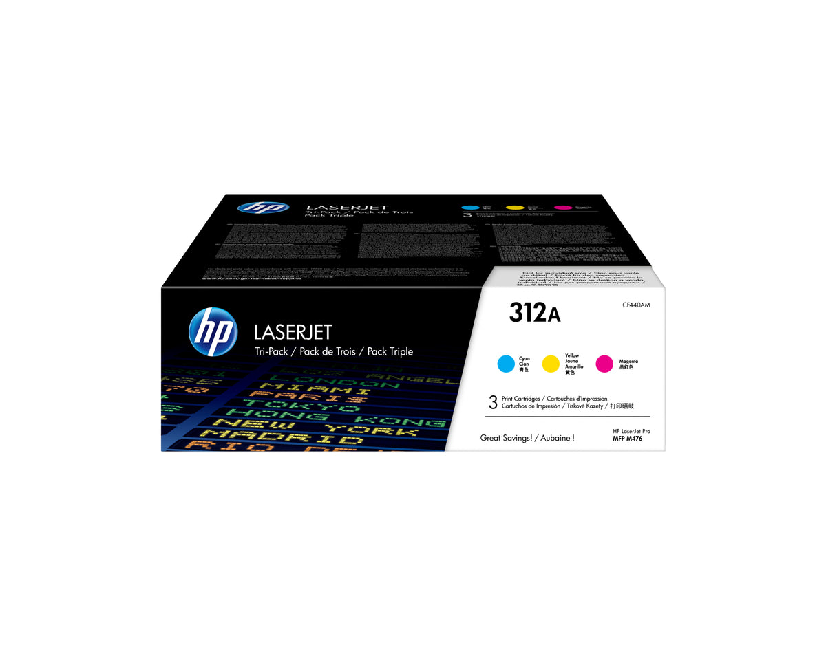 HP Toner 312A / CF440AM C,M,e Multipack