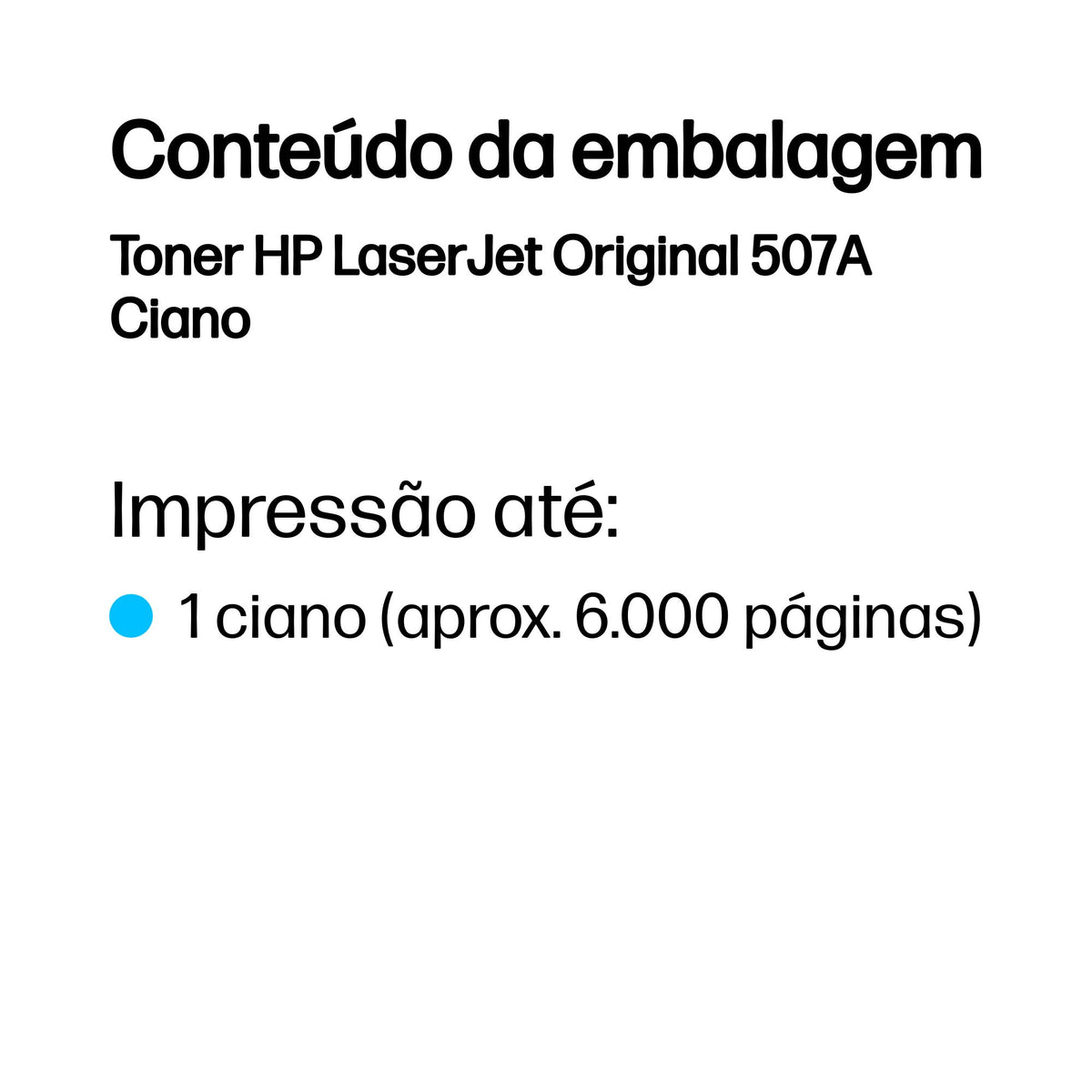 HP Toner 507A / CE401A Cyan Standard - imagem 4