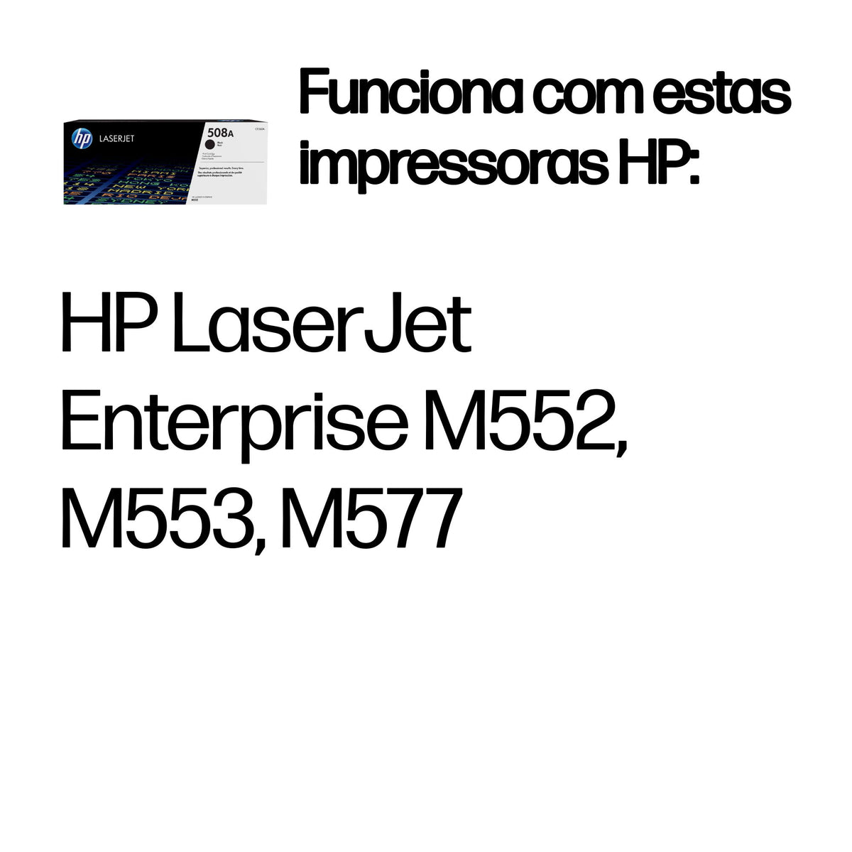 HP Toner 508A / CF360A preto Standard - imagem 3