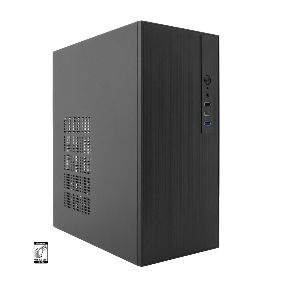 Caixa de Computador CoolBox Caja MATX M460 USB-C 3.2 GEN1 500W