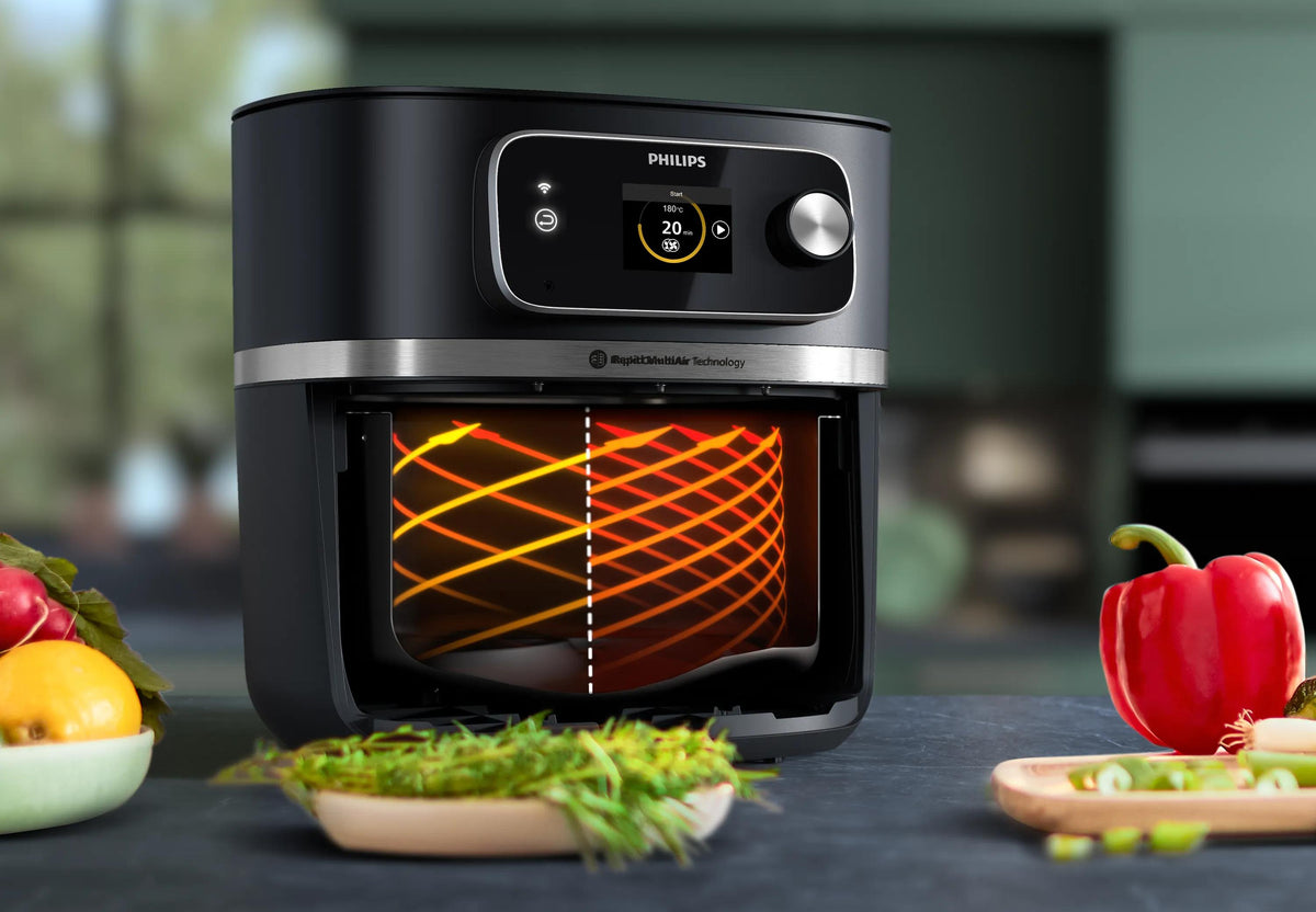 Fritadeira de Ar Philips Hot Série 7000 / HD9880/90 preto XXL - imagem 8