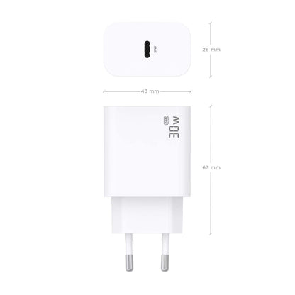 Carregador Aisens GaN 30W 1xUSB-C PD3.0 Branco - imagem 5