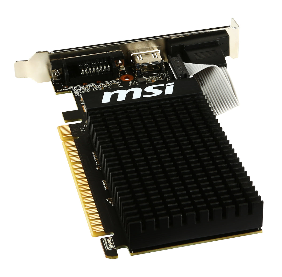 Placa gráfica MSI VGA NVIDIA GT 710 2GD3H LP 2GB DDR3 - imagem 10