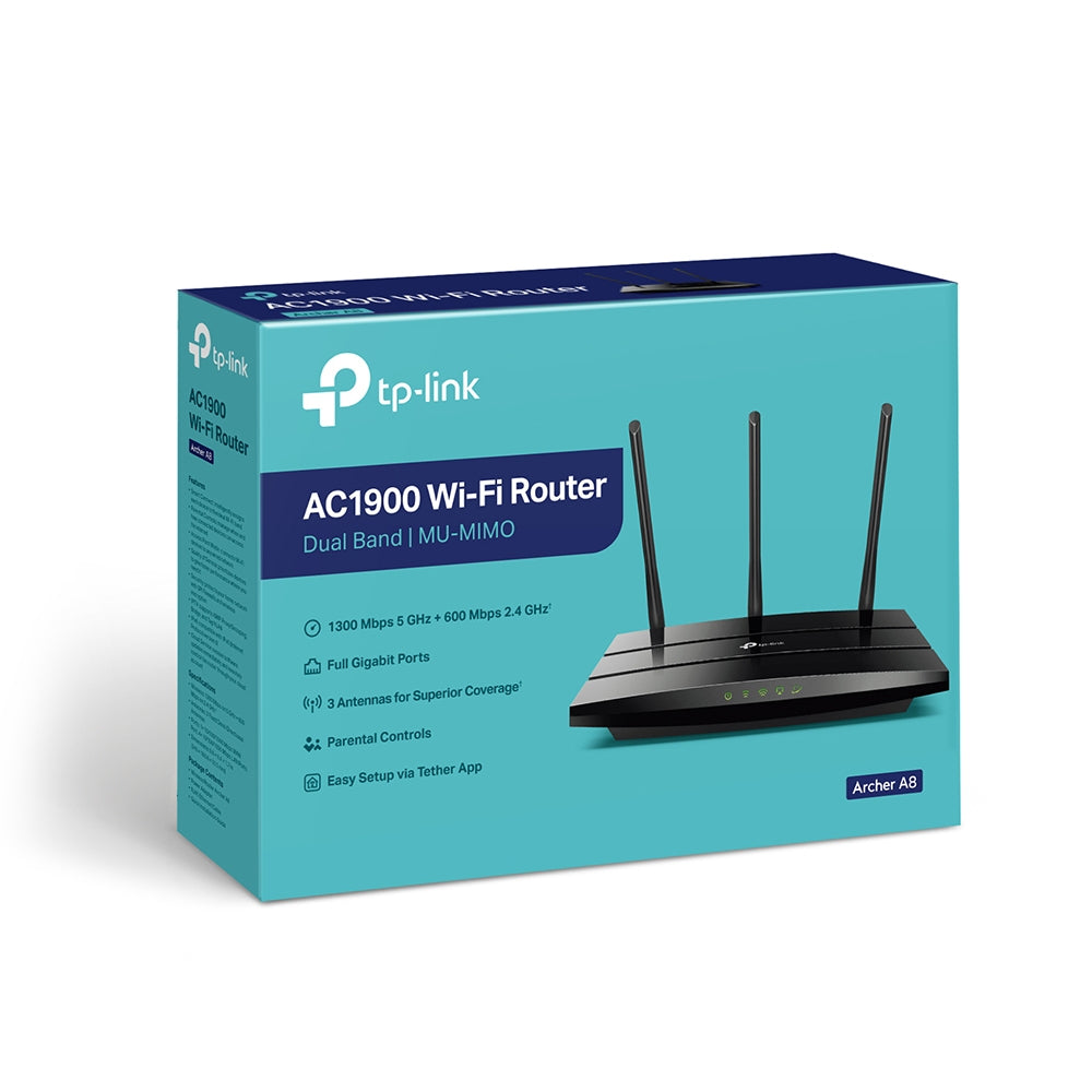 Router TP-Link A8 / ARCHER A8 preto - imagem 4