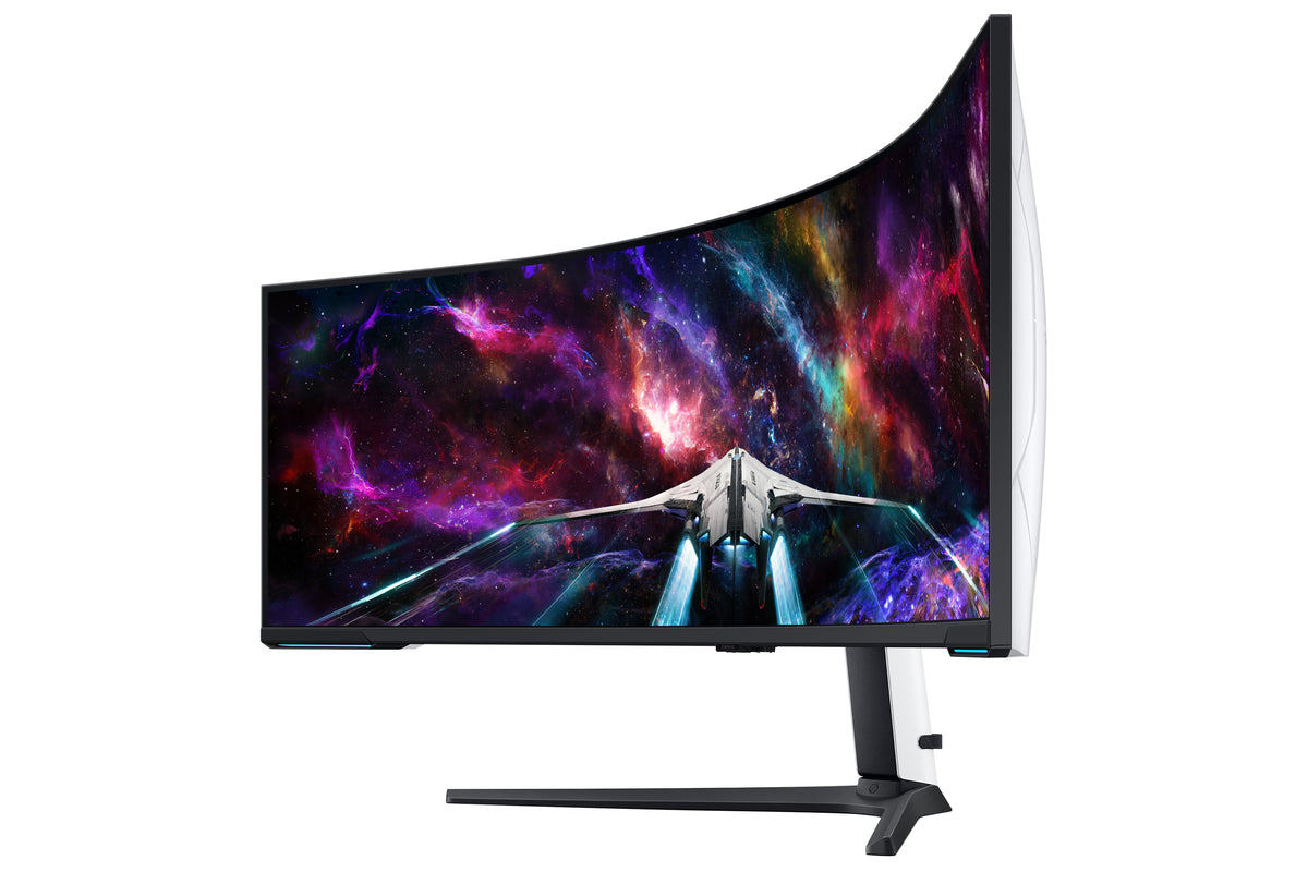 Monitor Gaming Ultrapanorámico Curvo Samsung Odyssey Neo G9 S57CG952NU 57"/ Dual UHD/ 1ms/ 240Hz/ VA/ Regulable em altura/ branco