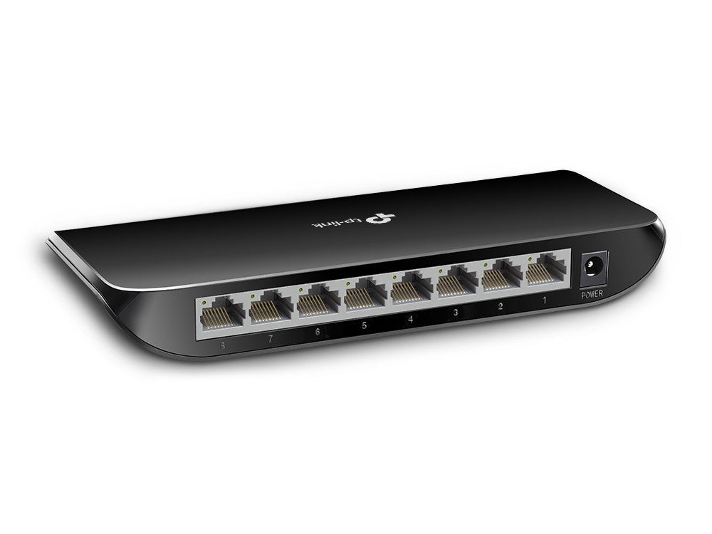 Switch TP-Link TL-SG1008D / TL-SG1008D preto - imagem 3