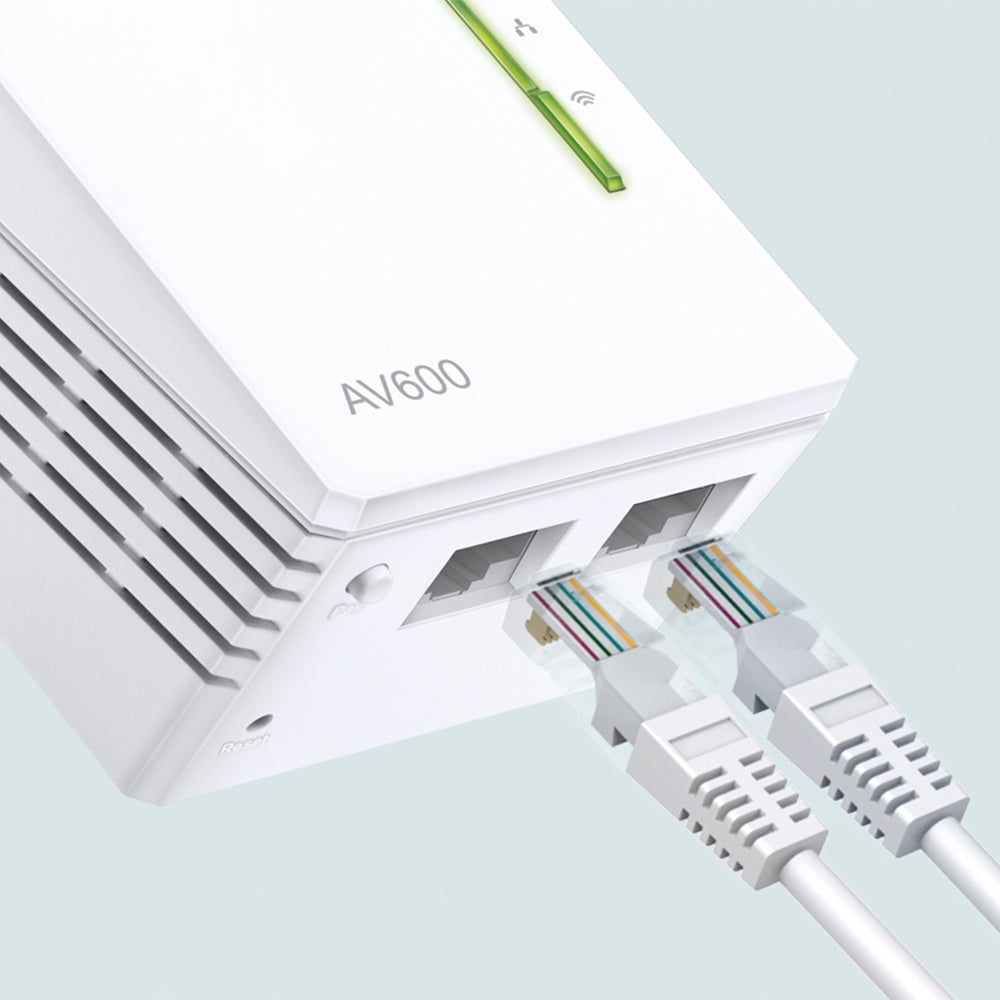 Adaptador de Rede TP-LINK TL-WPA4220 Powerline Extensor AV600 - imagem 7