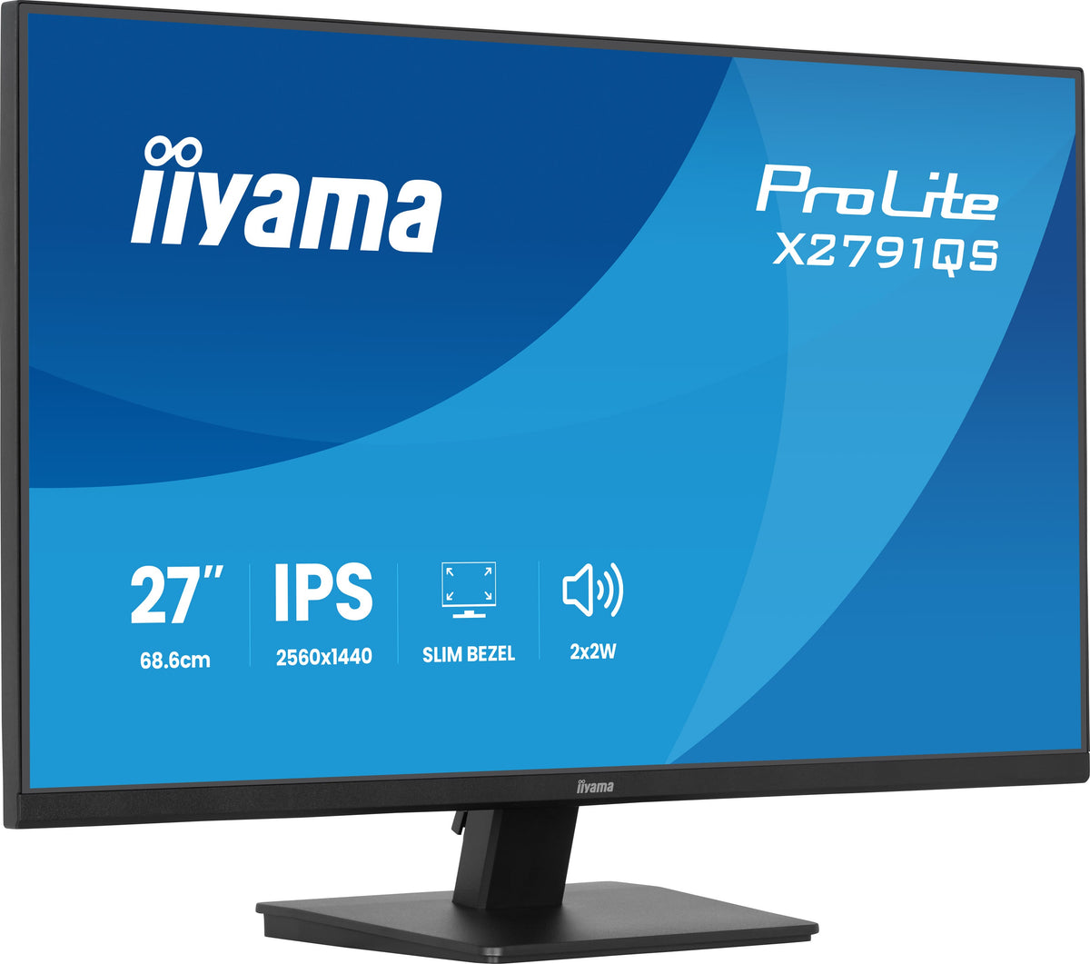 Monitor iiyama ProLite X2791QS / X2791QS-B1 preto - imagem 4