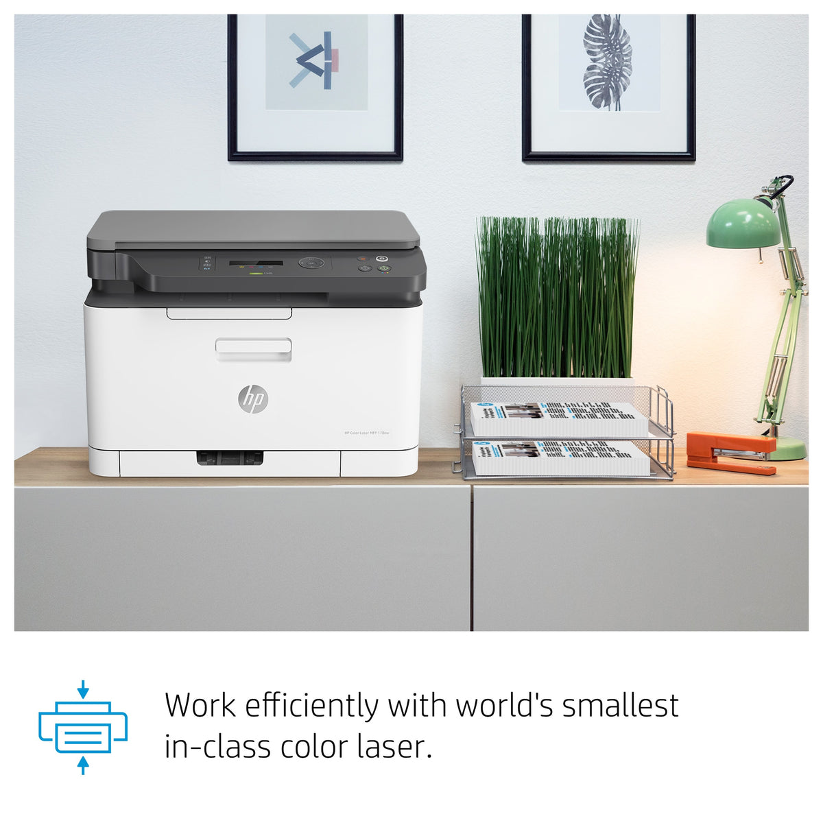 Impressora multifunções HP Multifunções Laser a cores 178NW WiFi/ Branco - imagem 21