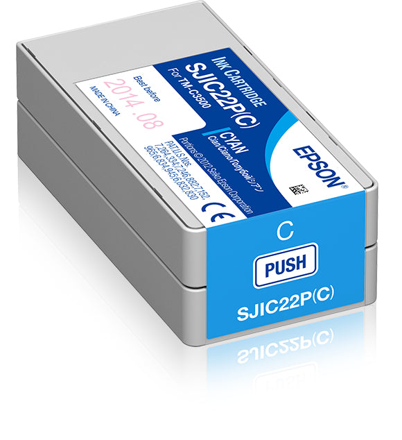 Epson Ink SJIC22PC / C33S020602 Cyan Standard