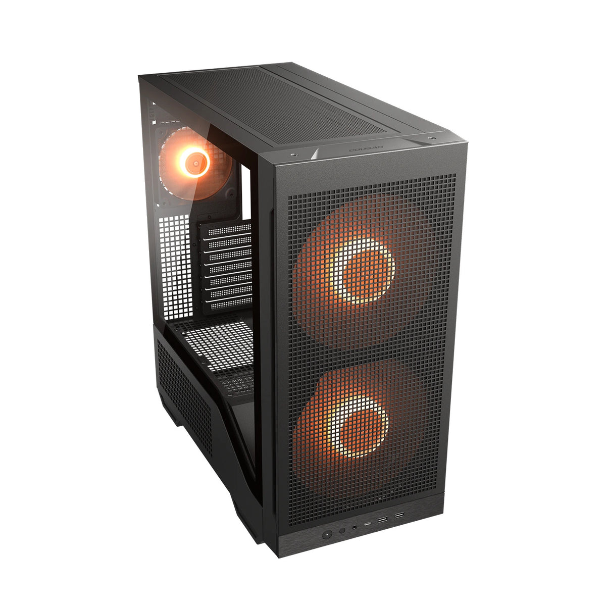 Caixa de Computador Cougar Caja Semitorre MX600 MAX RGB preto - imagem 5