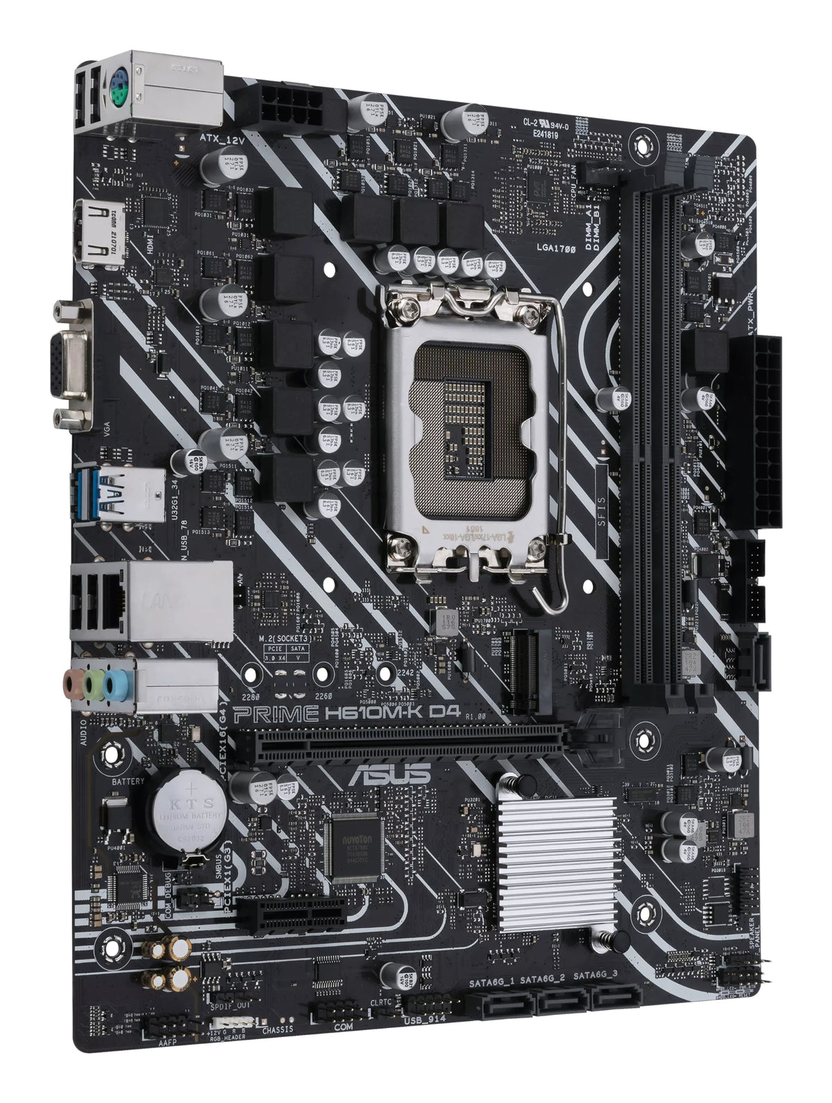 ASUS Placa Base PRIME H610M-K D4 mATX LGA1700 - imagem 7