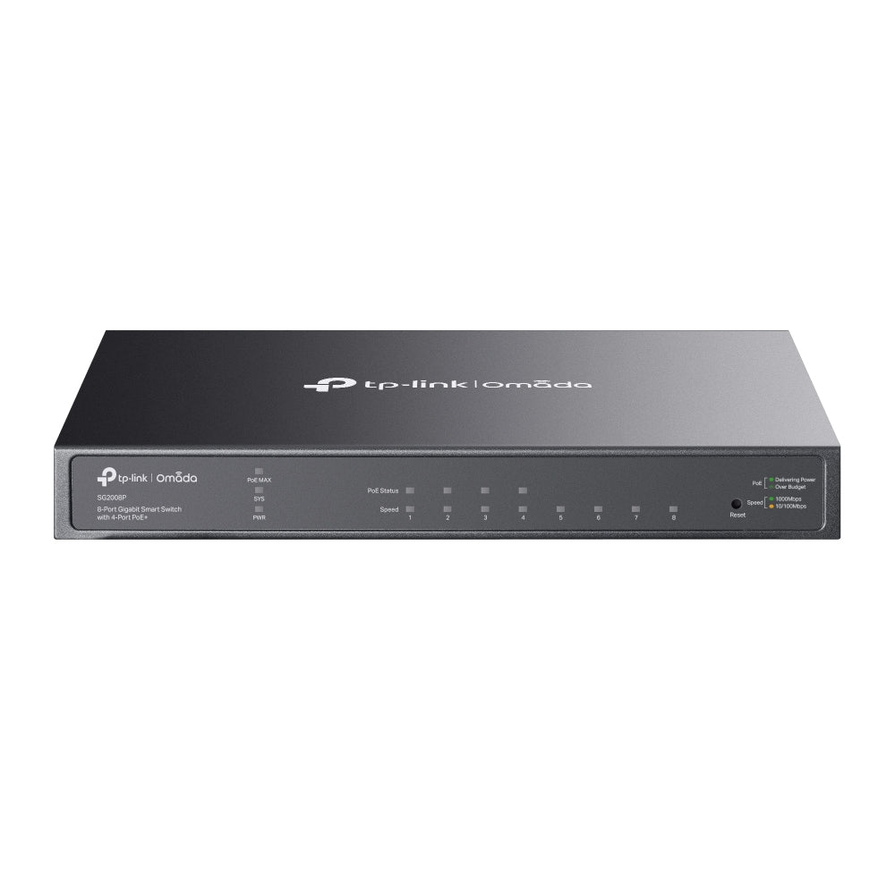 Switch de Rede TP-Link SG2008P 8xGb 4xPoE+