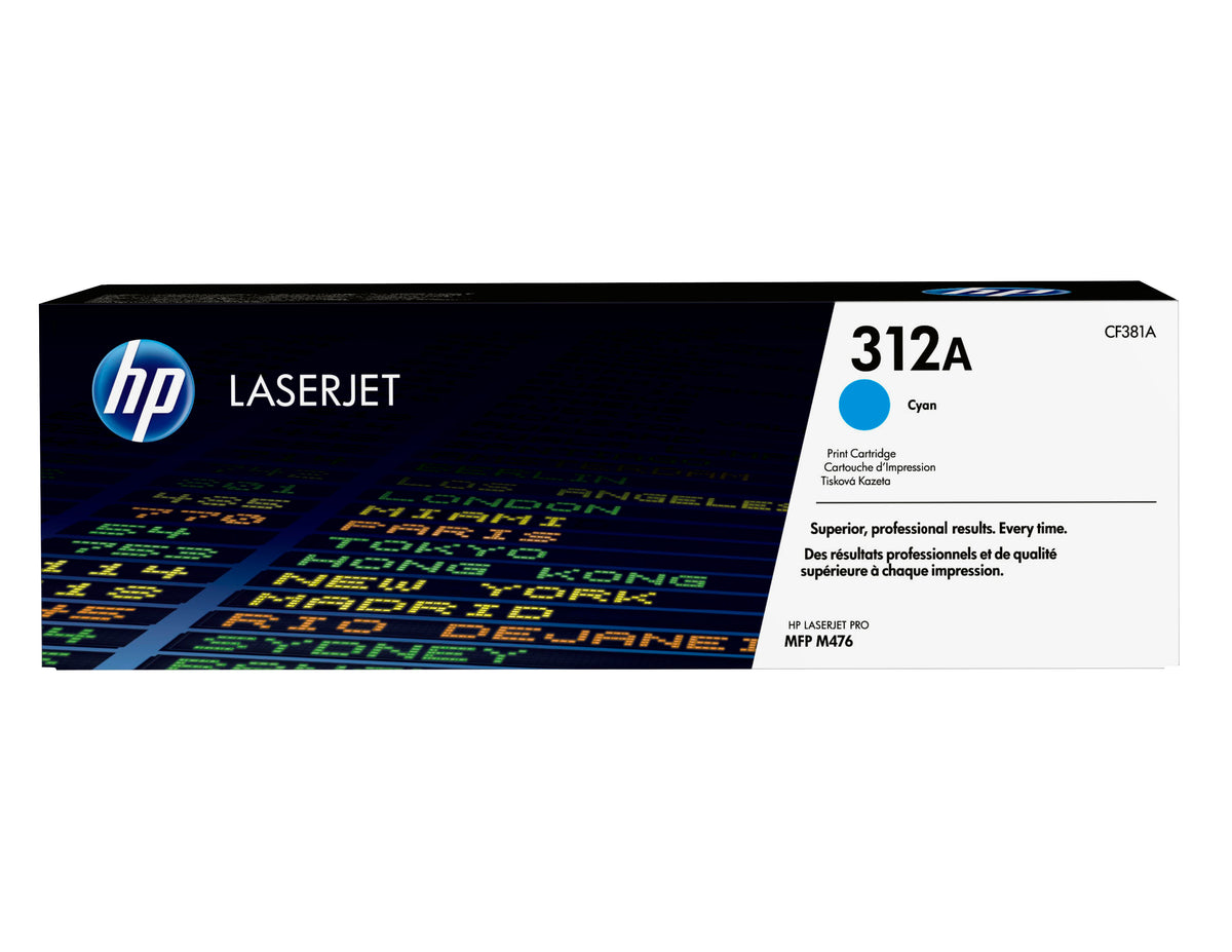 HP Toner 312A / CF381A Cyan Standard
