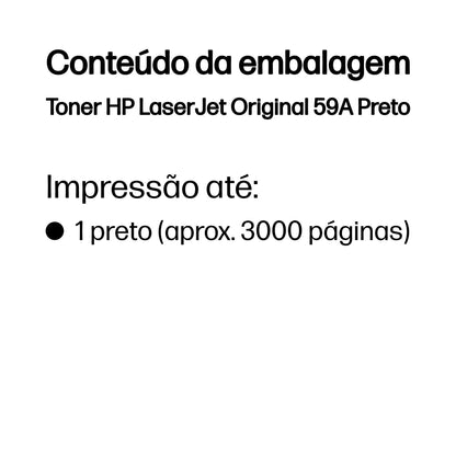 HP toner 59A Preto - imagem 4