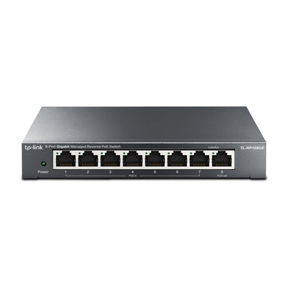 Switch de Rede TP-Link RP108GE 7xGb PoE In 1xGb PoE Out