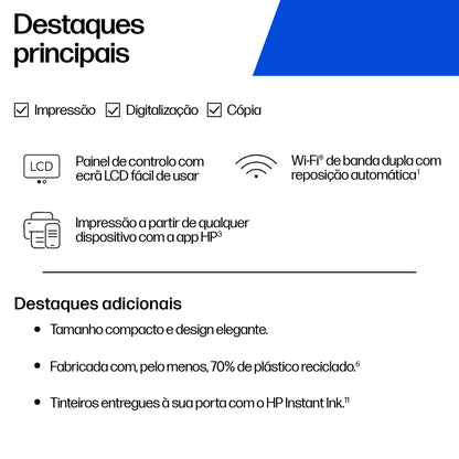 Impressora multifunções HP Multifunções DeskJet 2910 multifunções - imagem 7