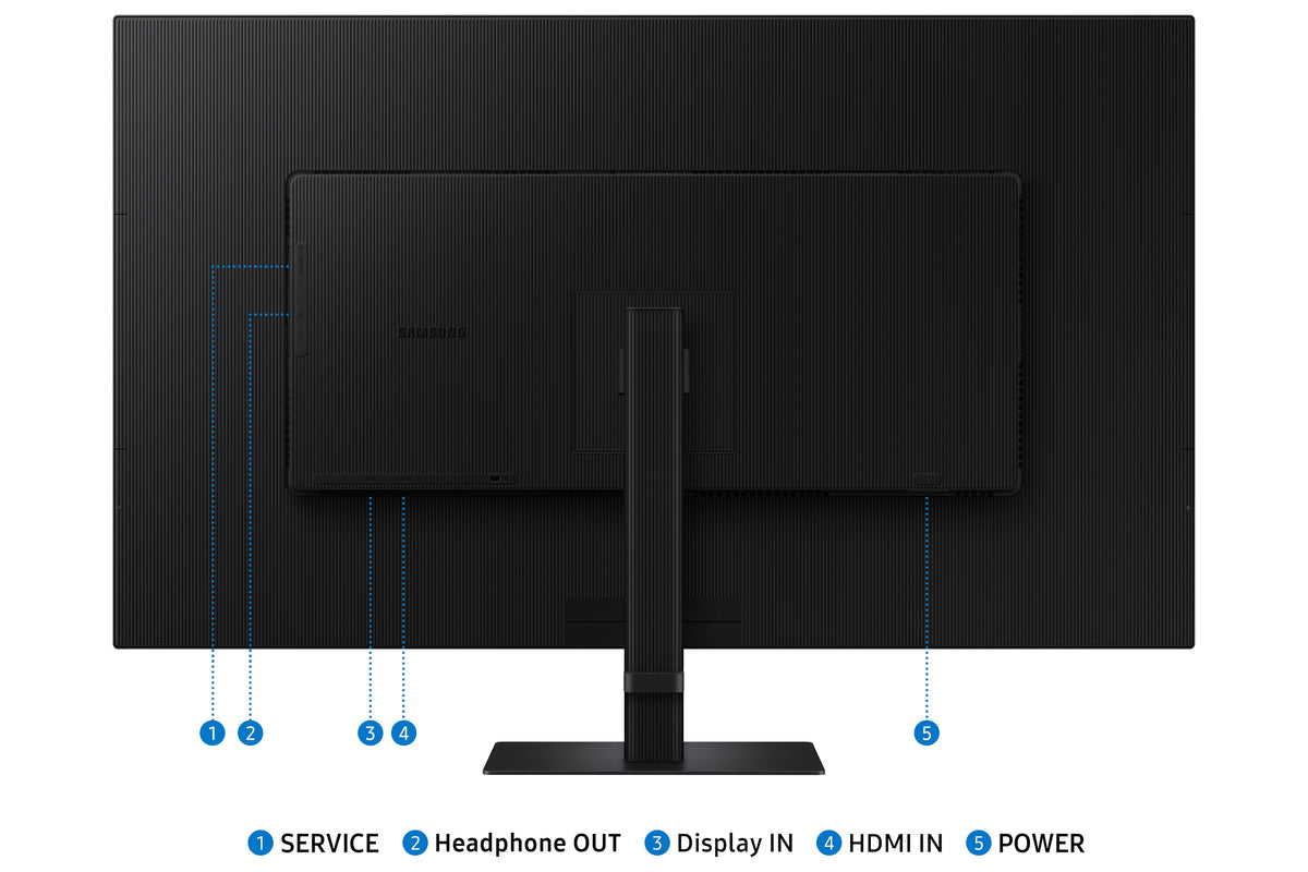 Monitor Samsung ViewFinity S7 S37D700EAU / LS37D700EAUXEN preto - imagem 12