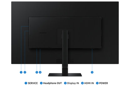 Monitor Samsung ViewFinity S7 S37D700EAU / LS37D700EAUXEN preto - imagem 12