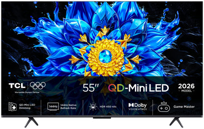Televisão TCL TV 55P8L TV 55" UHD MINILED GOOGLETV 144HZ