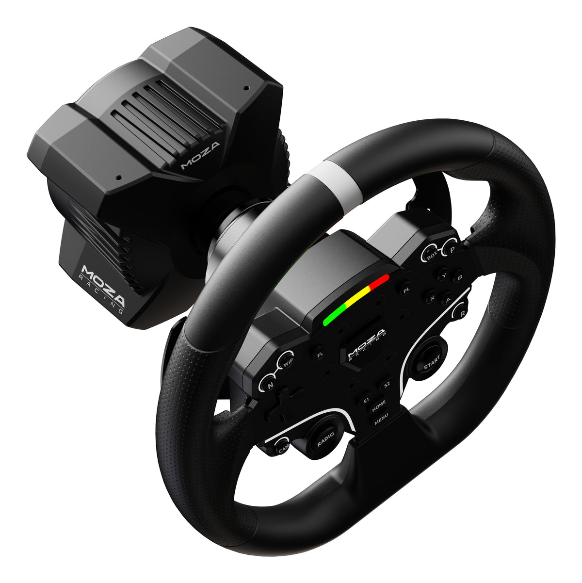 Volante de jogos Moza Racing R3 Wheel e Pedals / RS074 preto - imagem 3