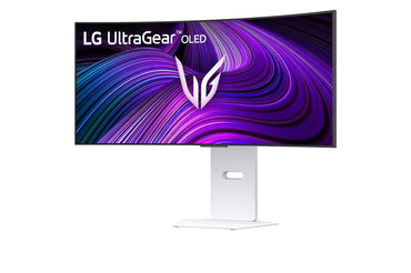 Smart Monitor Gaming Ultrapanorámico Curvo LG UltraGear 34GX90SA-W 34"/ WQHD/ Multimedia/ 0.03ms/ 240Hz/ OLED/ Regulable em altura/ Smart TV