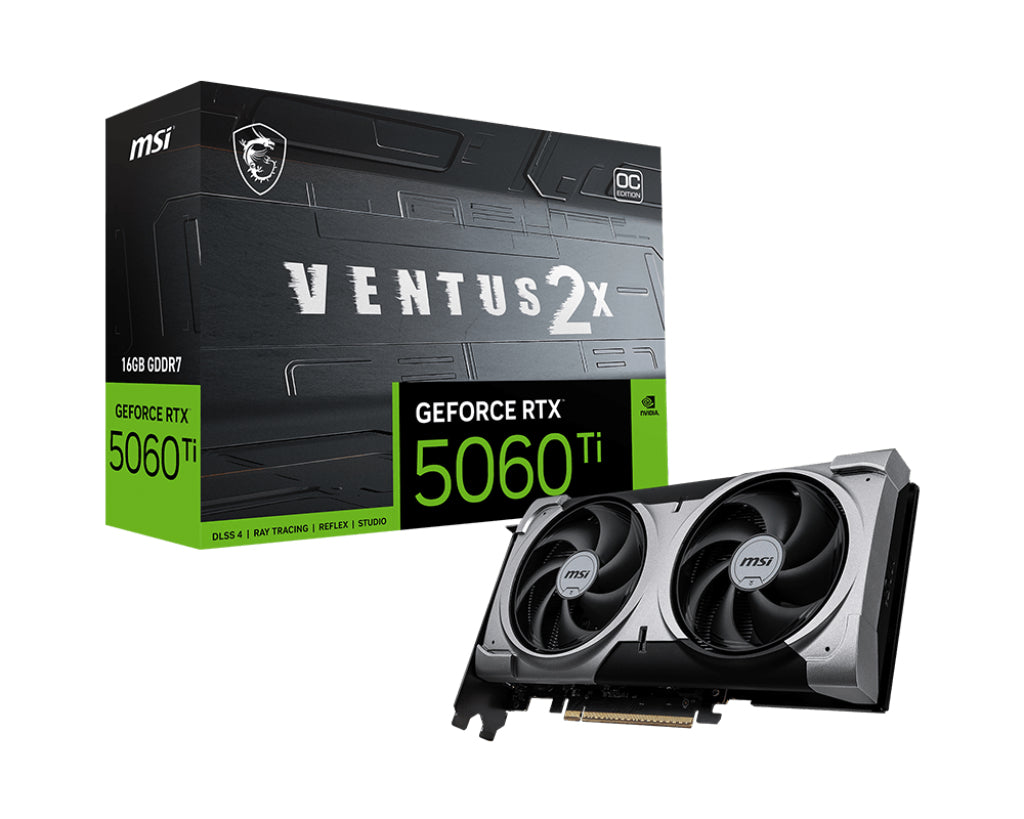 Placa gráfica MSI VGA NVIDIA RTX 5060 Ti 16G VENTUS 2X OC PLUS - imagem 4