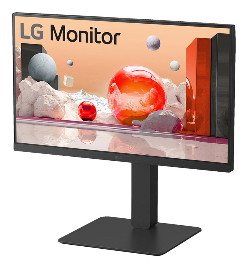 Monitor Profesional LG 24BA850-B 23.8"/ Full HD/ Webcam/ Multimedia/ preto