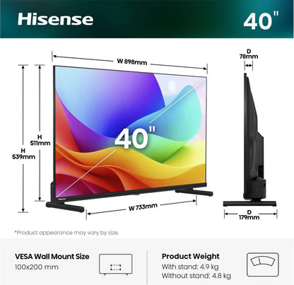 Televisão Hisense 40A59S - Hisense
