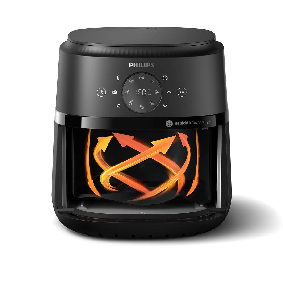 Fritadeira de Ar Philips Hot 2000 Série / NA221/00 preto, prateado - imagem 6