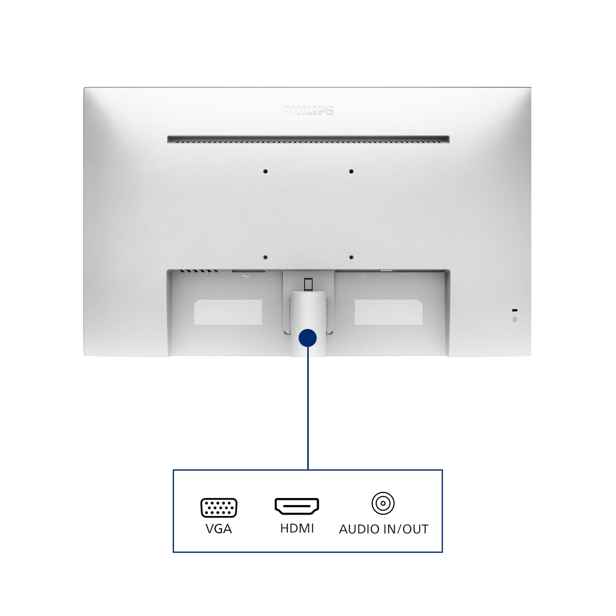 Monitor Philips 271V8AW 27"/ Full HD / Multimédia / branco