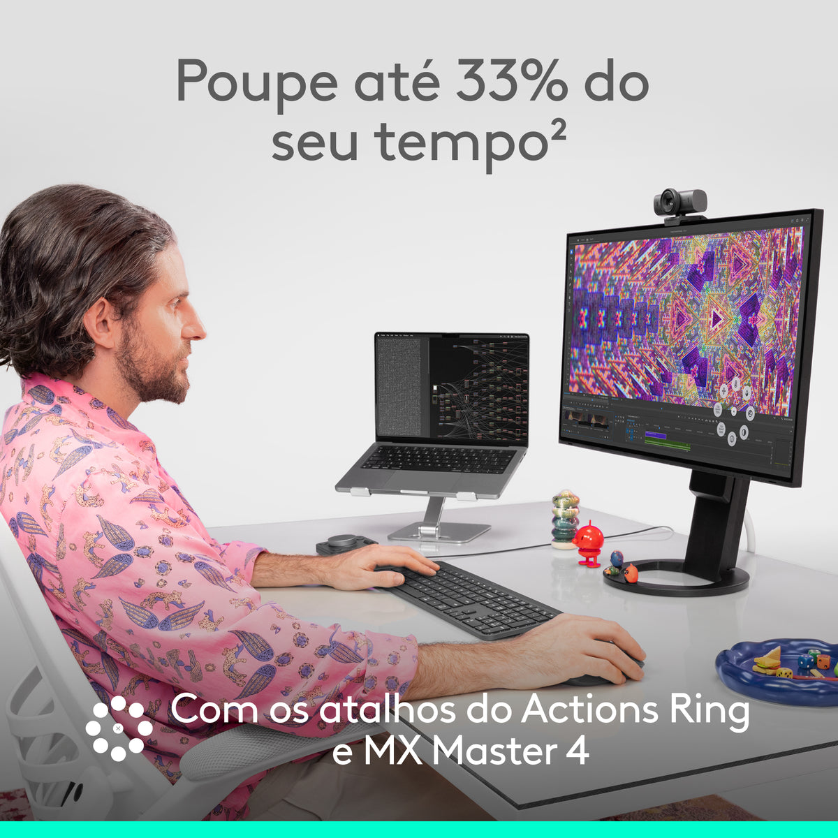 Rato Logitech MX Master 4 / 910-007562 Graphite Standard - imagem 17