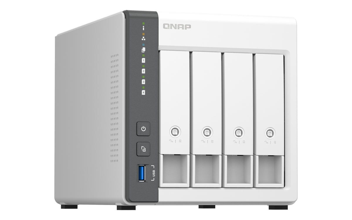 NAS Qnap TS-433-4G 4xHDD-Bay 1x2.5GbE+1xGbE - imagem 5
