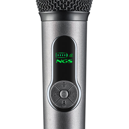 Microfone NGS Micrófonos Sem Fios Vocales Pack 2 - imagem 8