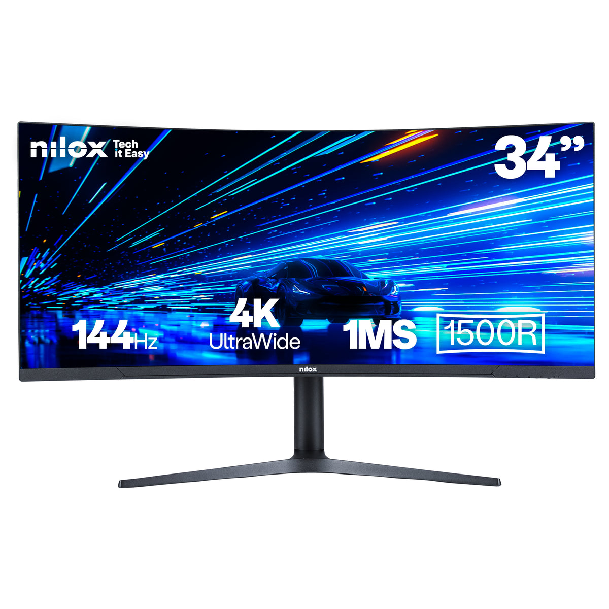 Monitor Nilox NXM344KD11 34" QHD 144hz 2HDMI 2DP - imagem 5