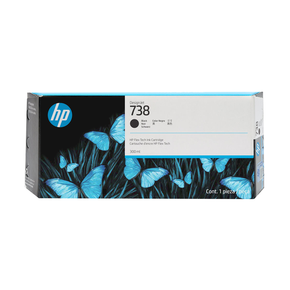 HP Ink 738XL / 498N8A preto XL