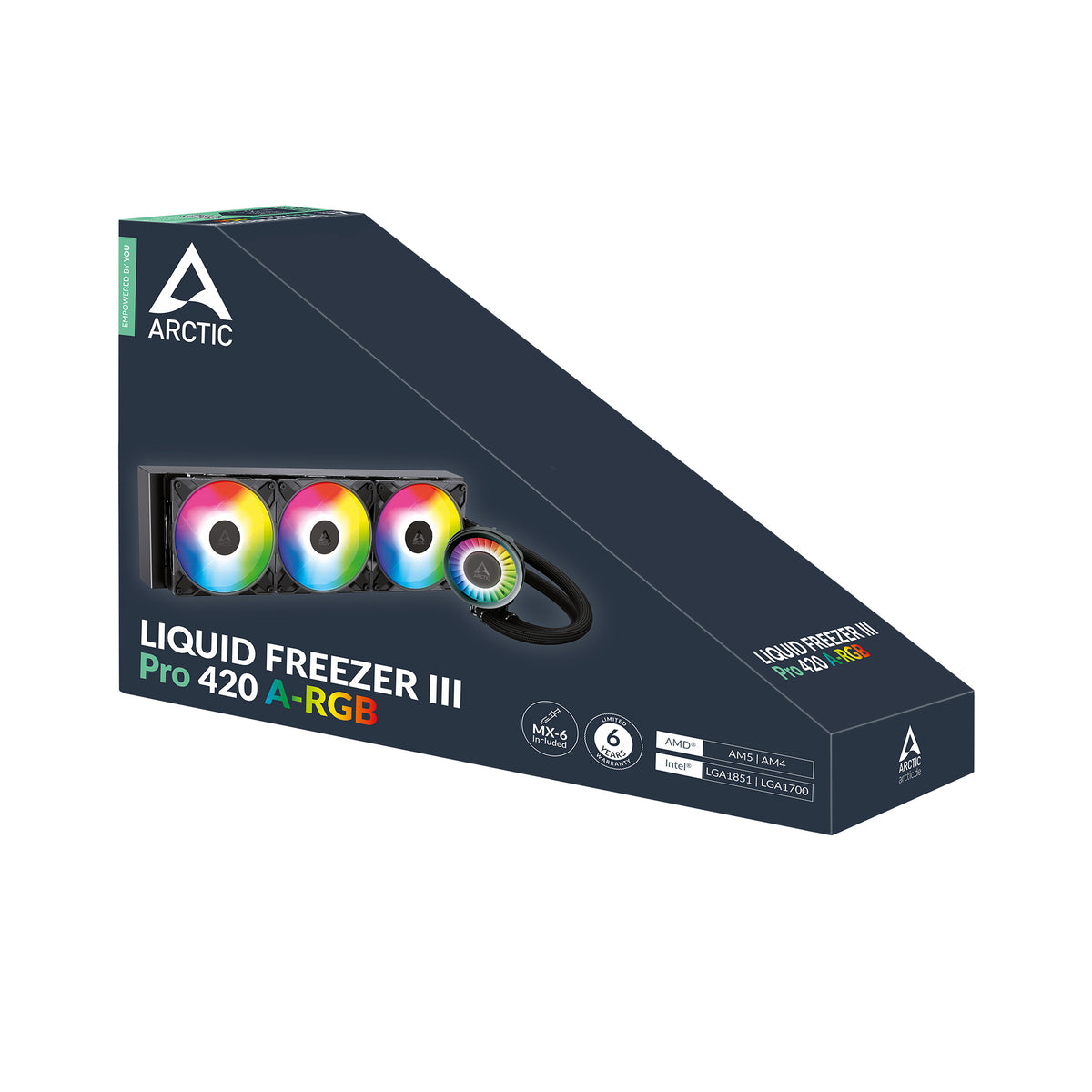 Arctic Liquid Freezer III Pro 420 A-RGB/ preto Sistema de Arrefecimento Líquido