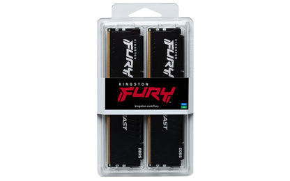 Memória RAM Kingston FURY Beast EXPO 2 x 16GB/ DDR5/ 6000MHz/ 1.4V/ CL30/ DIMM