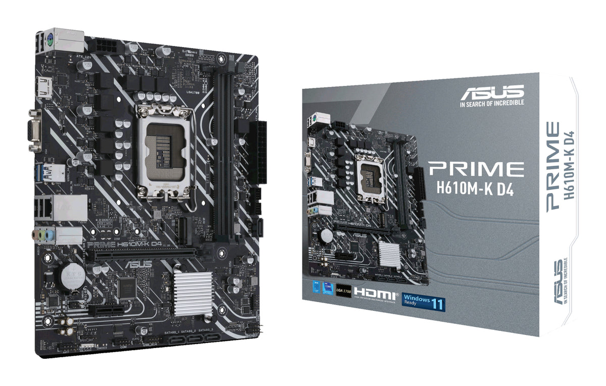 ASUS Placa Base PRIME H610M-K D4 mATX LGA1700