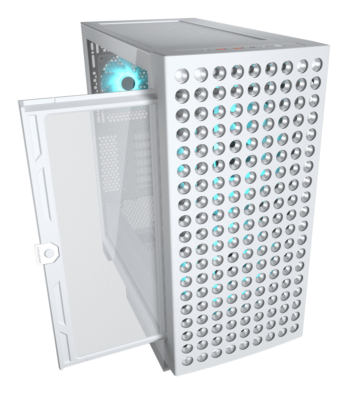 Caixa de Computador Cougar Caja Semitorre Airface Eco Rgb branco - imagem 7