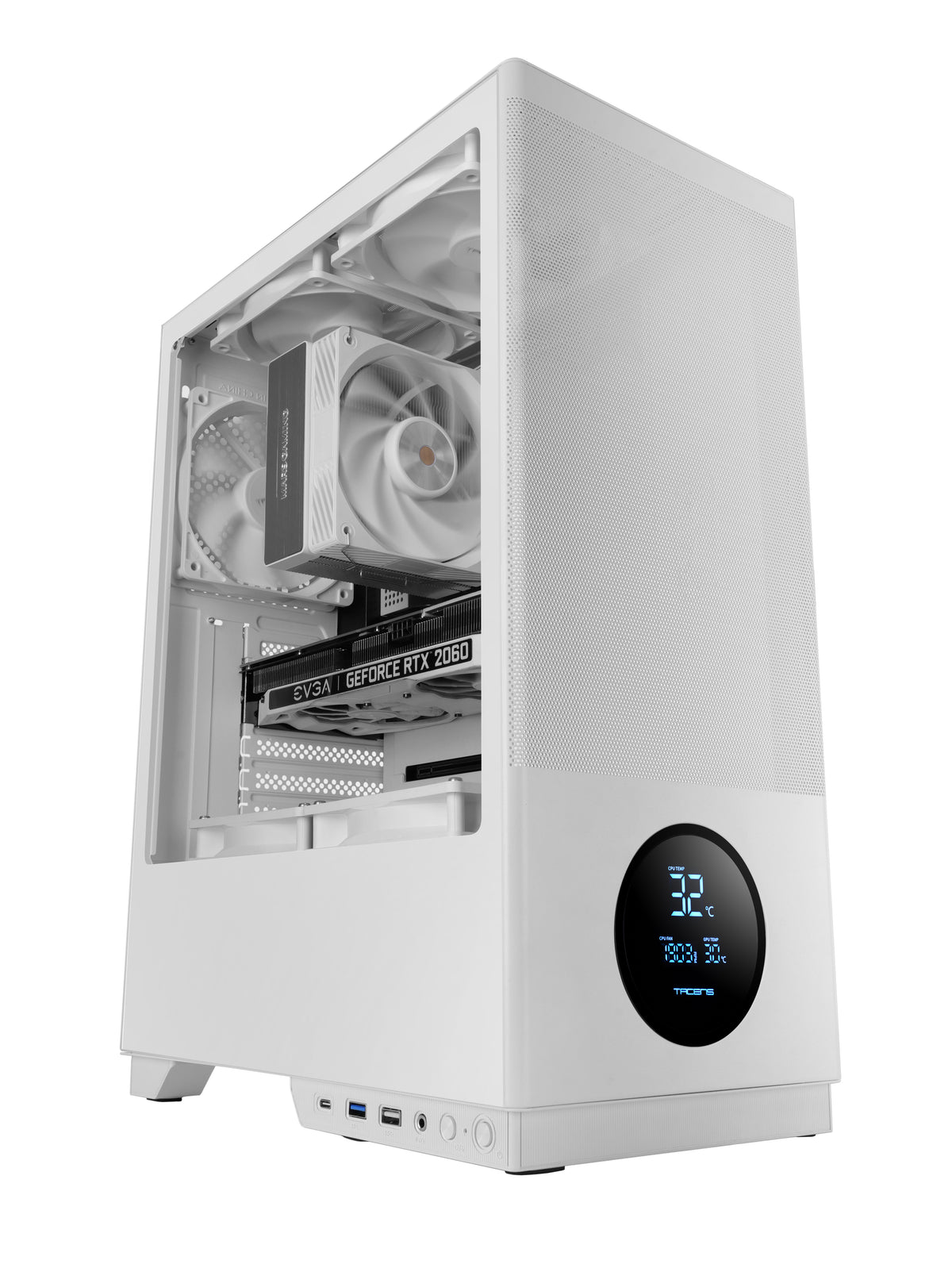 Caixa de Computador TACENS Caja Atx Ecrã Ventis 3X120mm Branco - imagem 6
