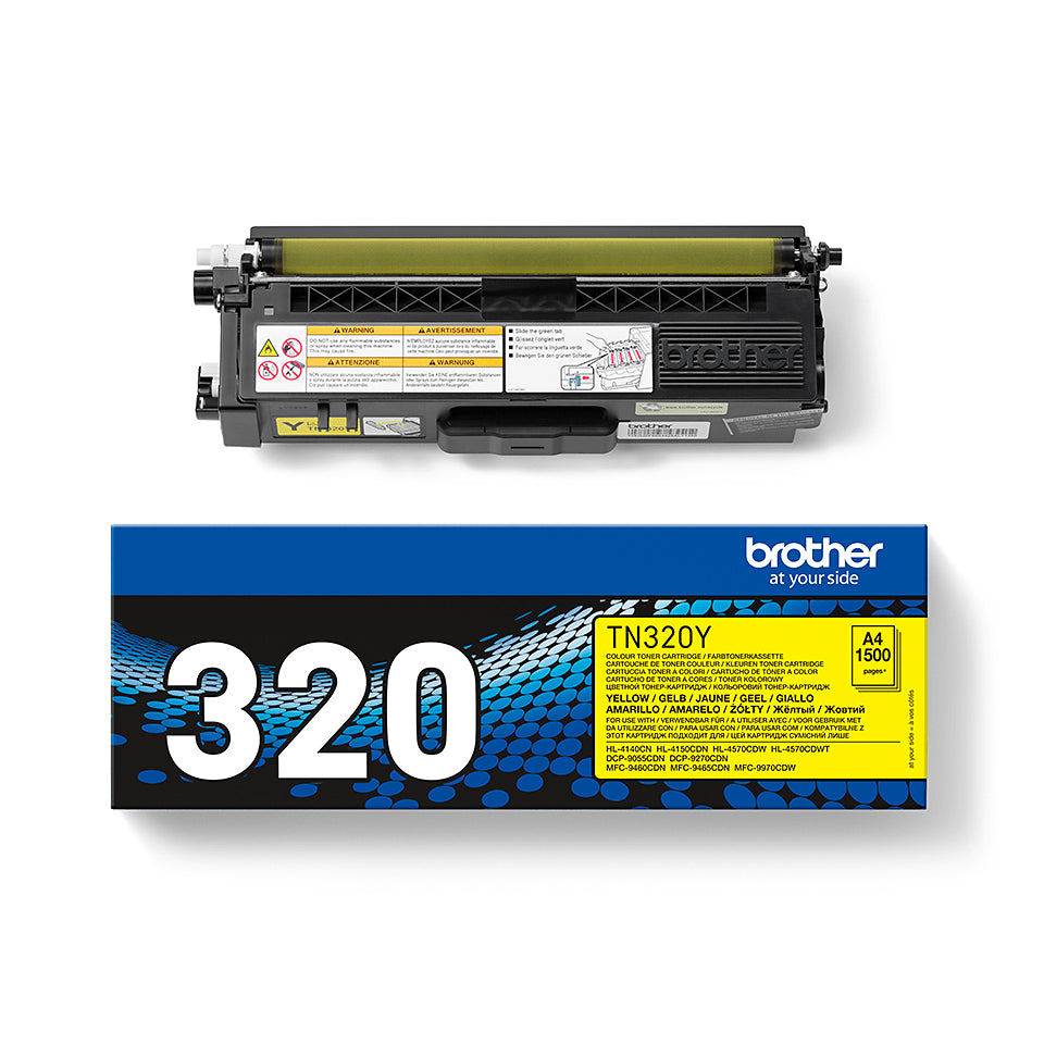 Brother Toner TN-320Y / TN320Y amarelo Standard - imagem 3