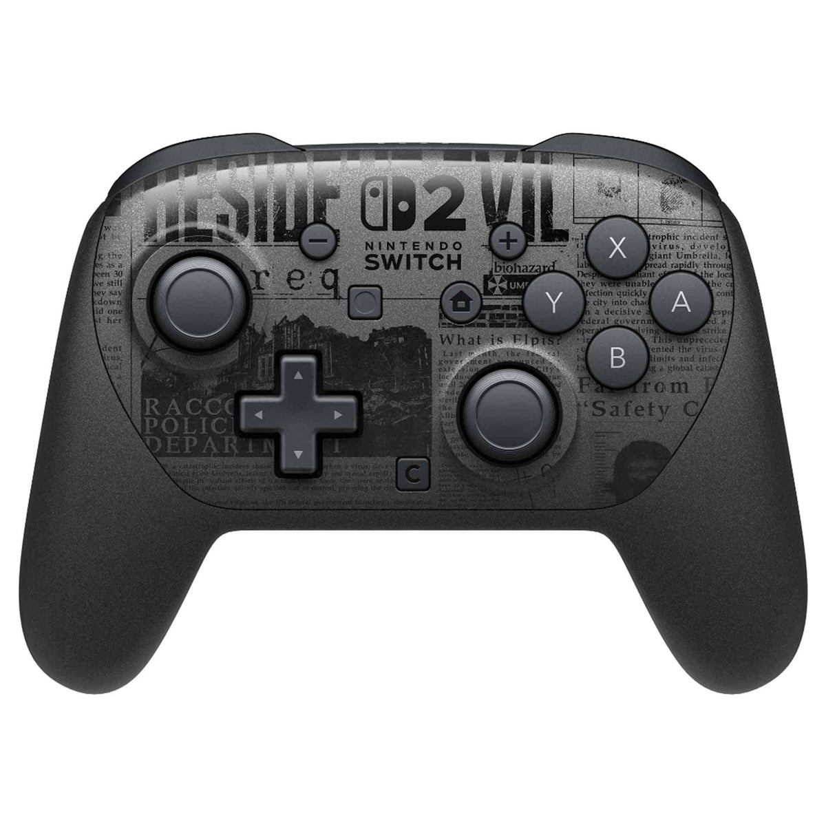 Comando de jogos Nintendo Switch 2 Pro Resident Evil Requiem / 10017956 preto - imagem 2